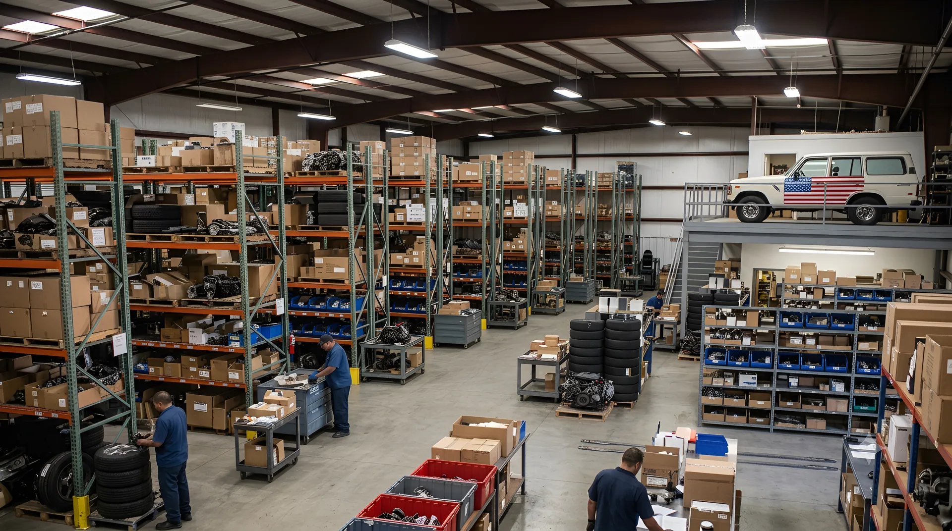 Auto parts specialist helping customers find the right fitment